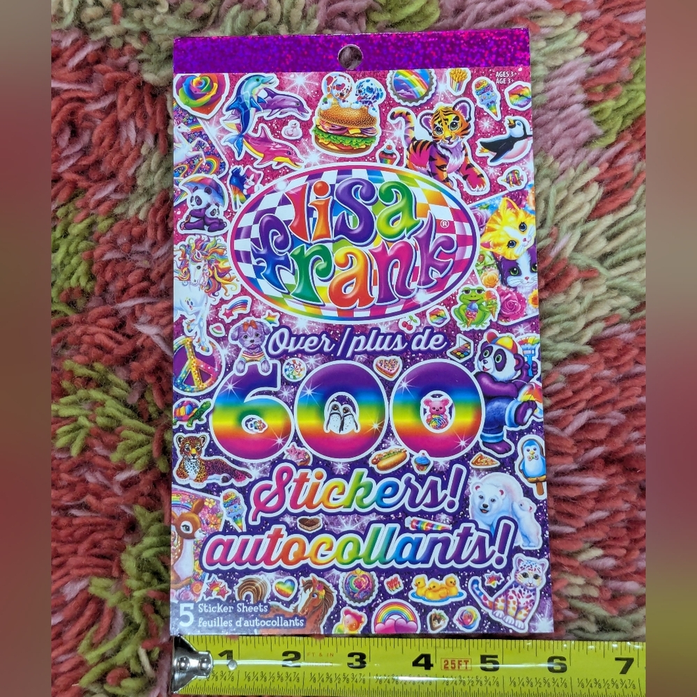 Lisa Frank Multicolor Sticker Collection - Picture 3 of 5